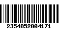 Código de Barras 2354052004171