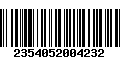 Código de Barras 2354052004232