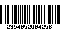 Código de Barras 2354052004256