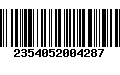 Código de Barras 2354052004287