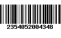 Código de Barras 2354052004348