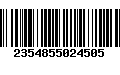 Código de Barras 2354855024505