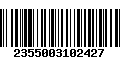 Código de Barras 2355003102427