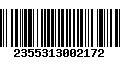 Código de Barras 2355313002172