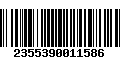 Código de Barras 2355390011586