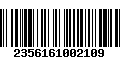 Código de Barras 2356161002109