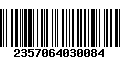 Código de Barras 2357064030084