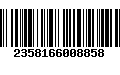 Código de Barras 2358166008858