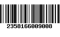 Código de Barras 2358166009008