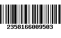 Código de Barras 2358166009503