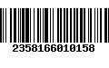 Código de Barras 2358166010158