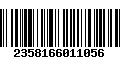 Código de Barras 2358166011056