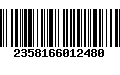 Código de Barras 2358166012480