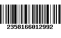 Código de Barras 2358166012992