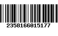 Código de Barras 2358166015177