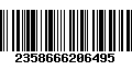 Código de Barras 2358666206495