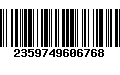 Código de Barras 2359749606768