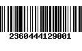 Código de Barras 2360444129001