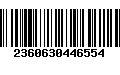 Código de Barras 2360630446554