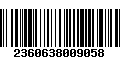 Código de Barras 2360638009058