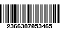 Código de Barras 2366387053465