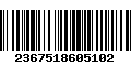 Código de Barras 2367518605102