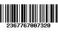 Código de Barras 2367767007320