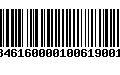 Código de Barras 236846160000100619001400