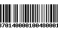 Código de Barras 236870140000100480001201