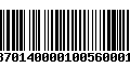 Código de Barras 236870140000100560001404