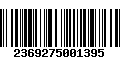 Código de Barras 2369275001395