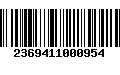 Código de Barras 2369411000954