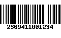 Código de Barras 2369411001234