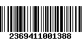 Código de Barras 2369411001388