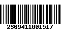 Código de Barras 2369411001517