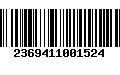 Código de Barras 2369411001524