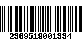 Código de Barras 2369519001334