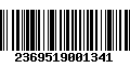 Código de Barras 2369519001341