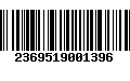 Código de Barras 2369519001396