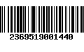 Código de Barras 2369519001440