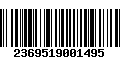 Código de Barras 2369519001495