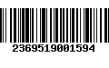 Código de Barras 2369519001594