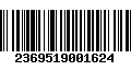 Código de Barras 2369519001624