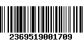 Código de Barras 2369519001709