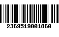 Código de Barras 2369519001860