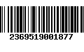 Código de Barras 2369519001877