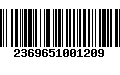 Código de Barras 2369651001209