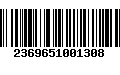 Código de Barras 2369651001308