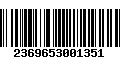 Código de Barras 2369653001351