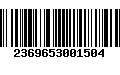 Código de Barras 2369653001504